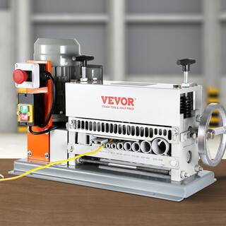 VEVOR Automatic Wire Stripping Machine 0.06in. to 1.42in. Electric Cable Stripper Peeler 370W 11 Channels for Copper Recycling B370W111538MM5NQ6V1