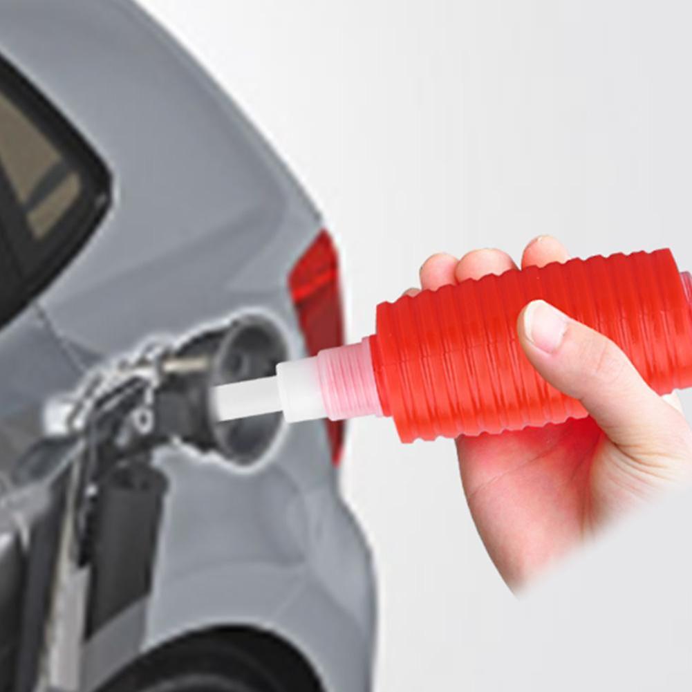 Portable Car Manual Hand Siphon Pump Oil Fuel Liquid Transfer Pump Oil Suction Pipe