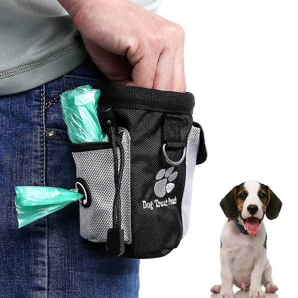 Dog Treat Bag， Puppy Treat Pouch Pet Small Dog Bait Holder， Animal Walking Snack Container Best Hiking Toys Pack Dispenser Carries