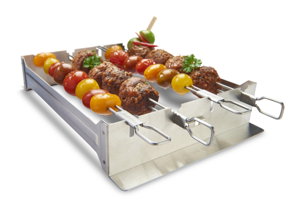 Stainless Steel Narrow Kebab Rack