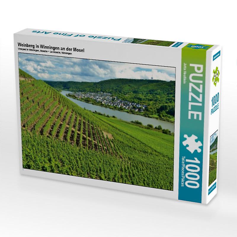 Weinberg in winningen an der mosel - calvendo foto-puzzle