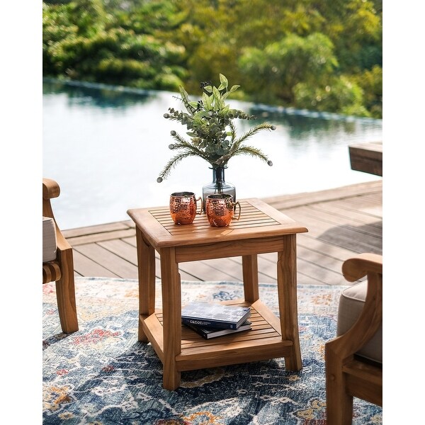 Cambridge Casual Chara 3piece Outdoor Teak Wood Chat Set