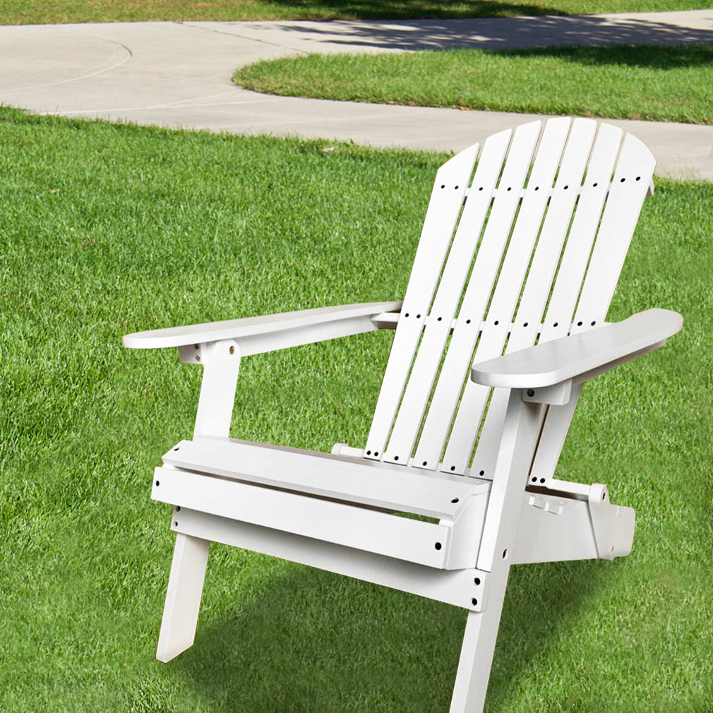 Adirondack Chair Folding Adirondack Chair Lawn Chair Outdoor Chairs Patio Chairs Patio Seating Fire Pit Chairs Wood Chairs for Adults Yard Garden w/Natural Finish