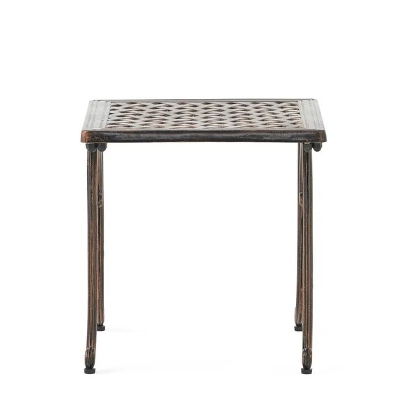 Modern Outdoor side table，for poolside，patio rocking chair