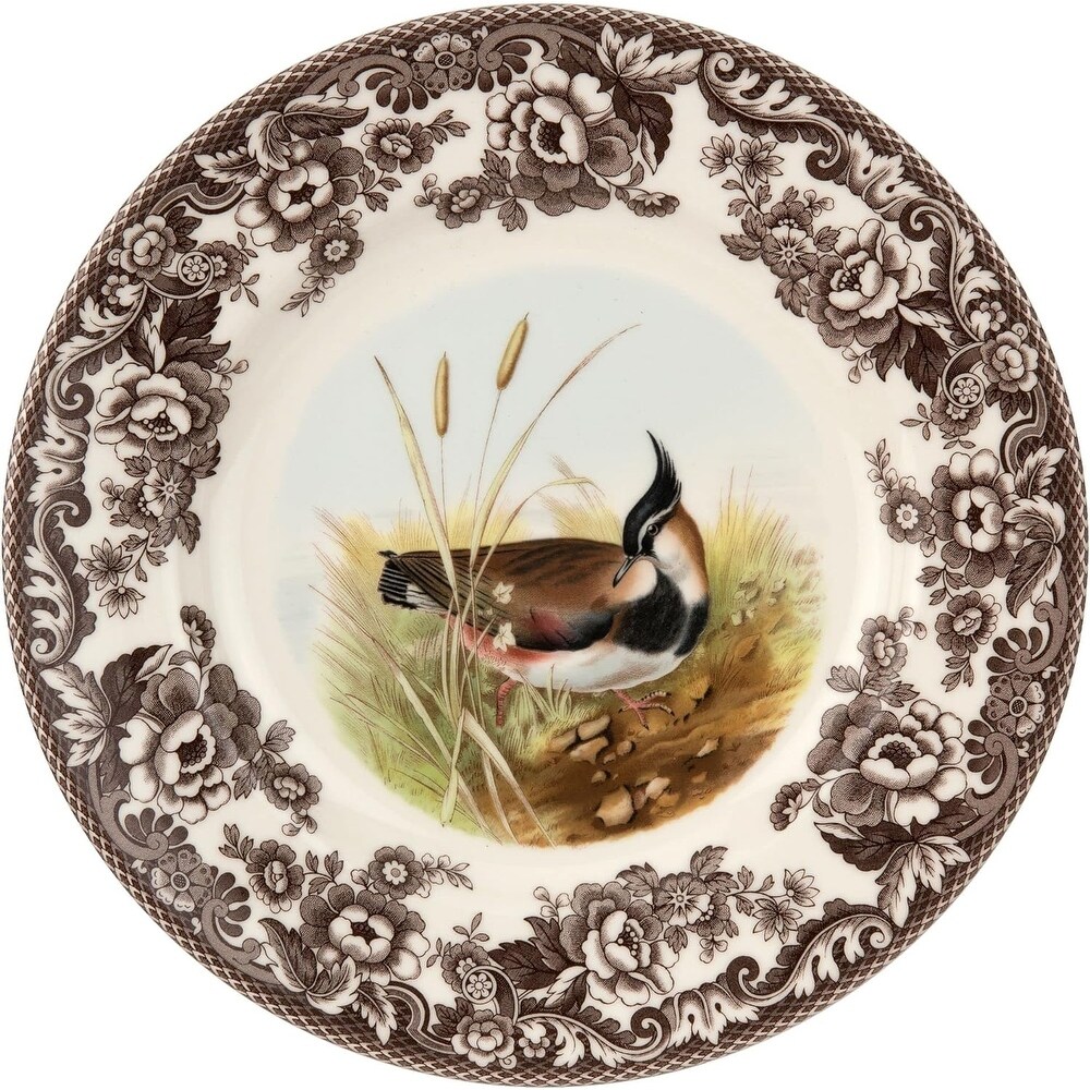 Spode Woodland Dinner Plate Birds Motif   10.5