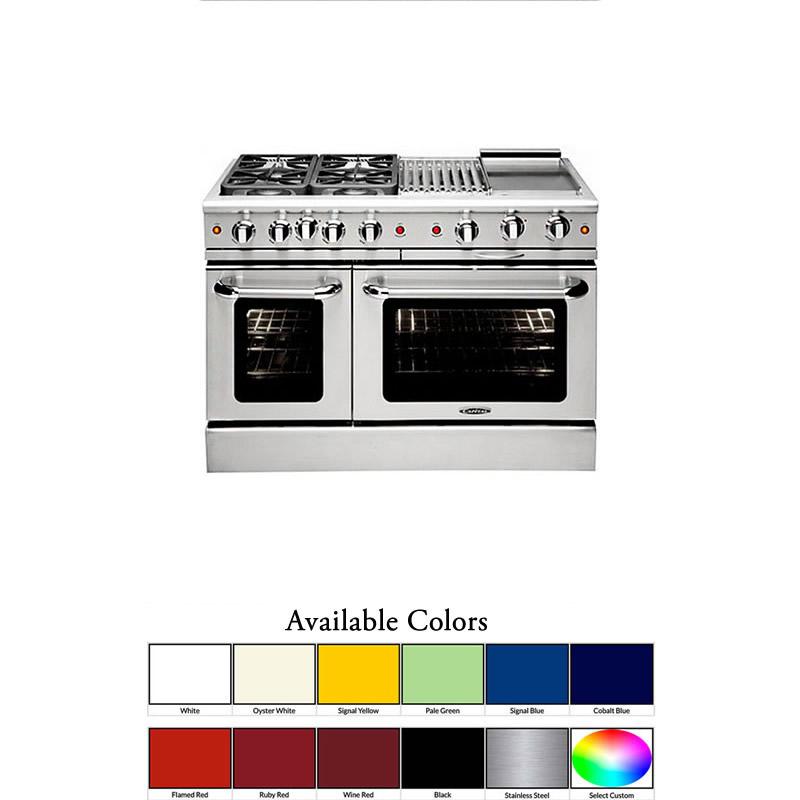 Capital 48-inch Freestanding Gas Range MCOR484BG-N