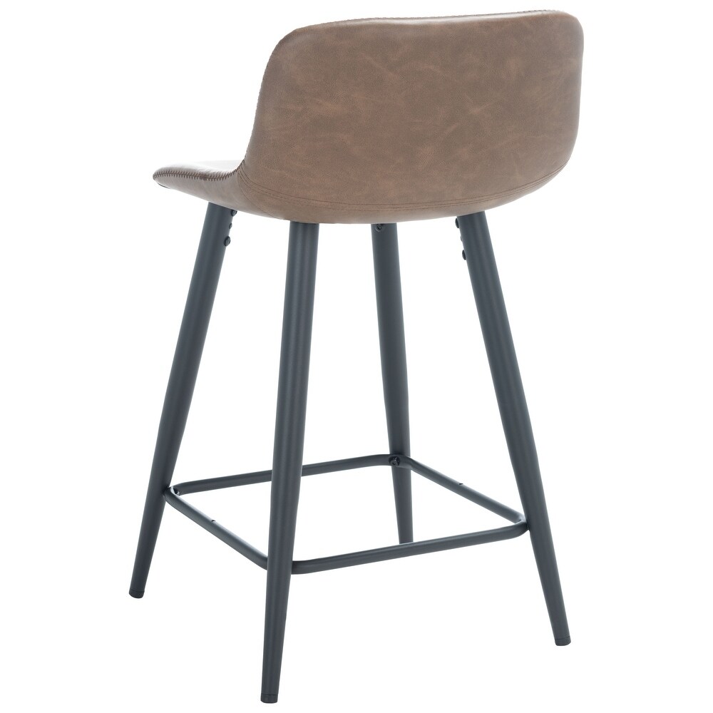 SAFAVIEH Asena 24 inch Faux Leather Counter Stool   19.7\