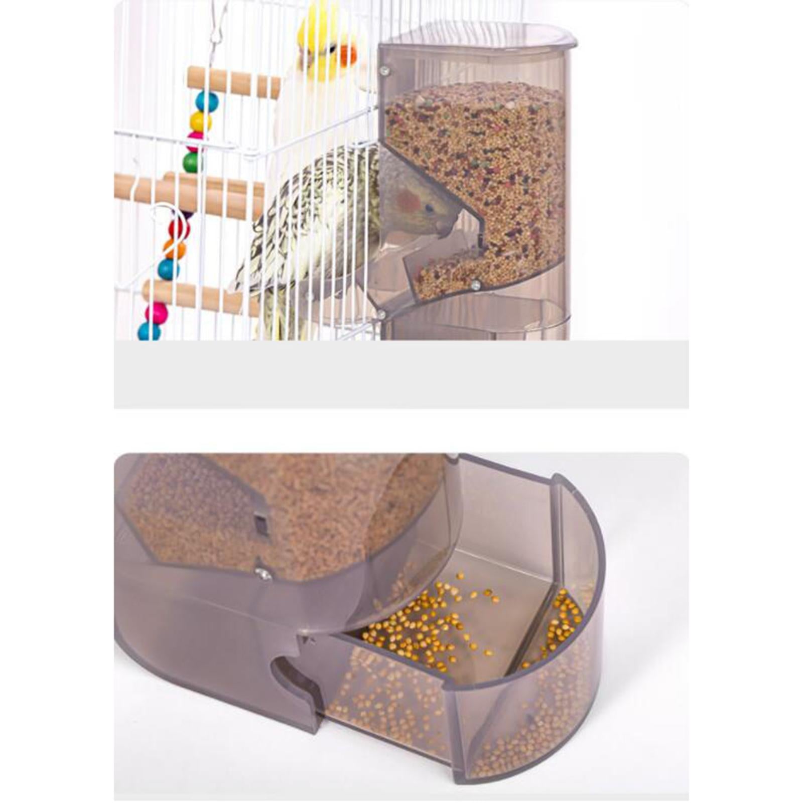 Bird Feeder Parrot Feeder for Small to Medium Birds Canary Parakeet Cockatiel Green