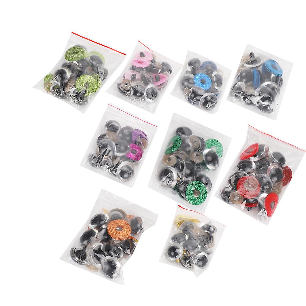 Safety Eyes With Colorful Glitter Washer Accessories For Puppet Toy Stuffed Animals Dolls18mm