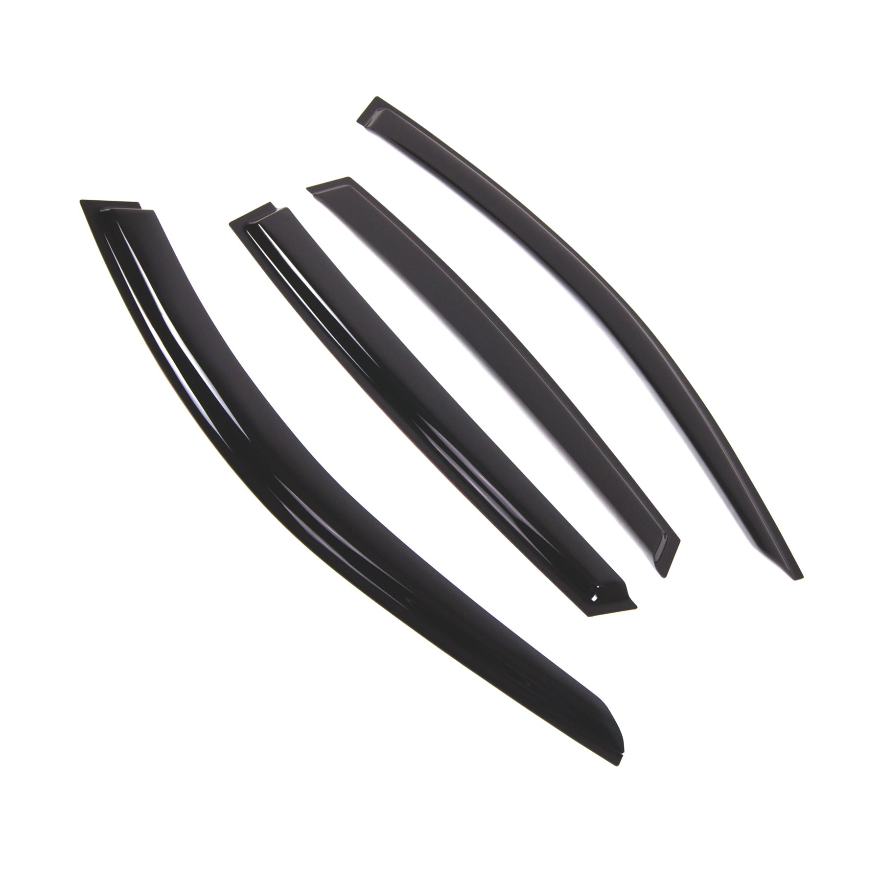 TuningPros Outside Mount Window Visor Deflector Smoke Tinted 4 Pcs Set For 2015-2016 BMW X4