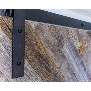 BARNLINE 516 in. x 3 in. x 4 ft. Weathered Gray Kiln Dried Barn Wood Plank (10 sq. ft.) 510696