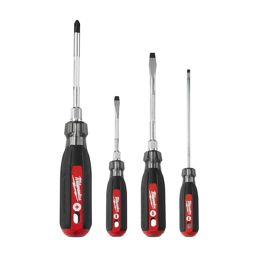 4Pc Cushion Grip Screwdriver Kit ;