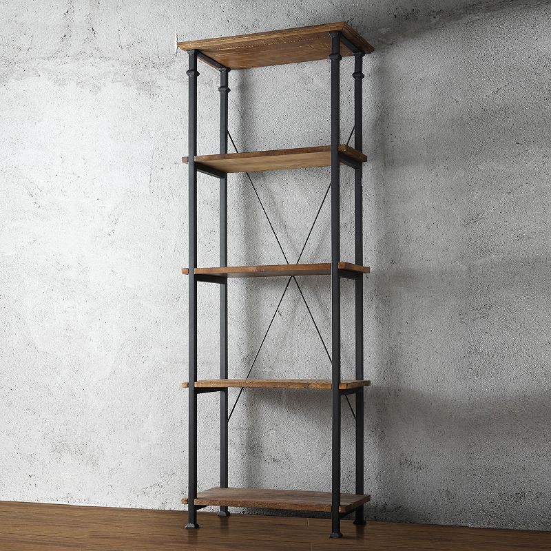 HomeVance Derry Narrow 4-Shelf Bookcase