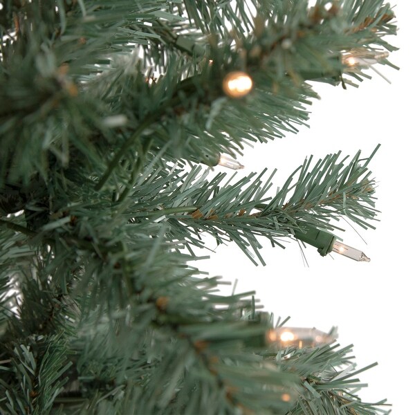 7.5' PreLit Colorado Blue Spruce Artificial Christmas Tree Clear Lights