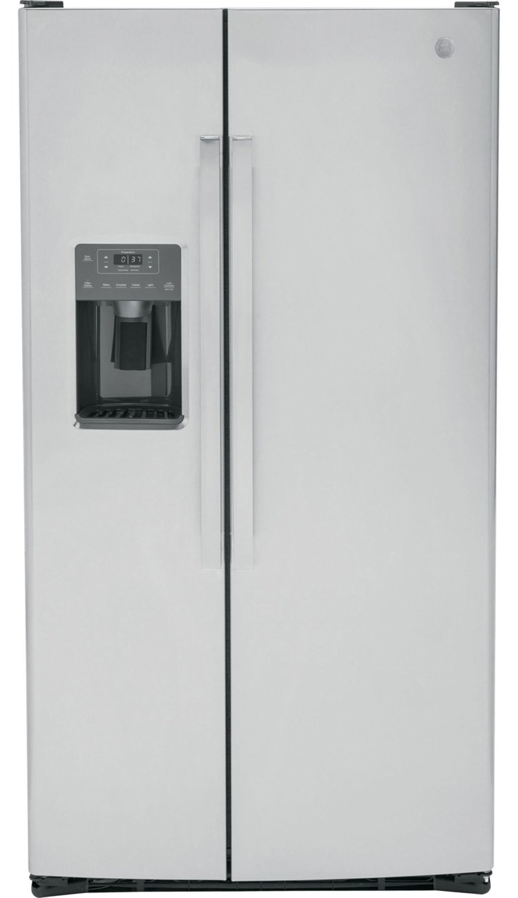 GE 25.3 Cu. Ft. Stainless Steel Side-By-Side Refrigerator