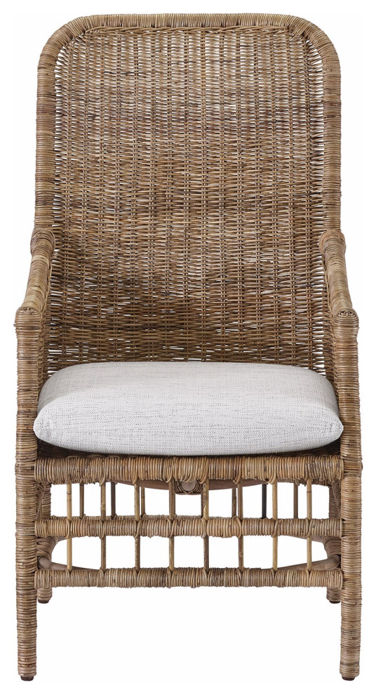 Modern Farmhouse Irving Arm Chair   Tropical   Dining Chairs   by Universal Furniture Company  Houzz