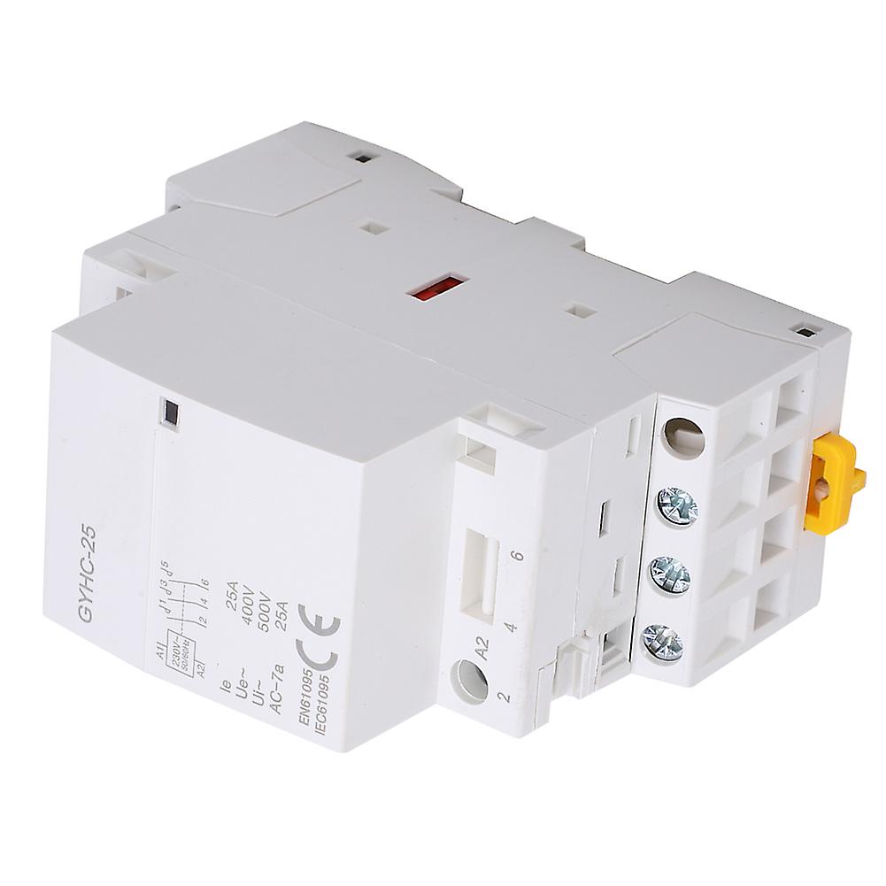 220v Household Ac Contactor 3p25a  3no 50hz Ip40 Selv 500vac Insulation Voltage