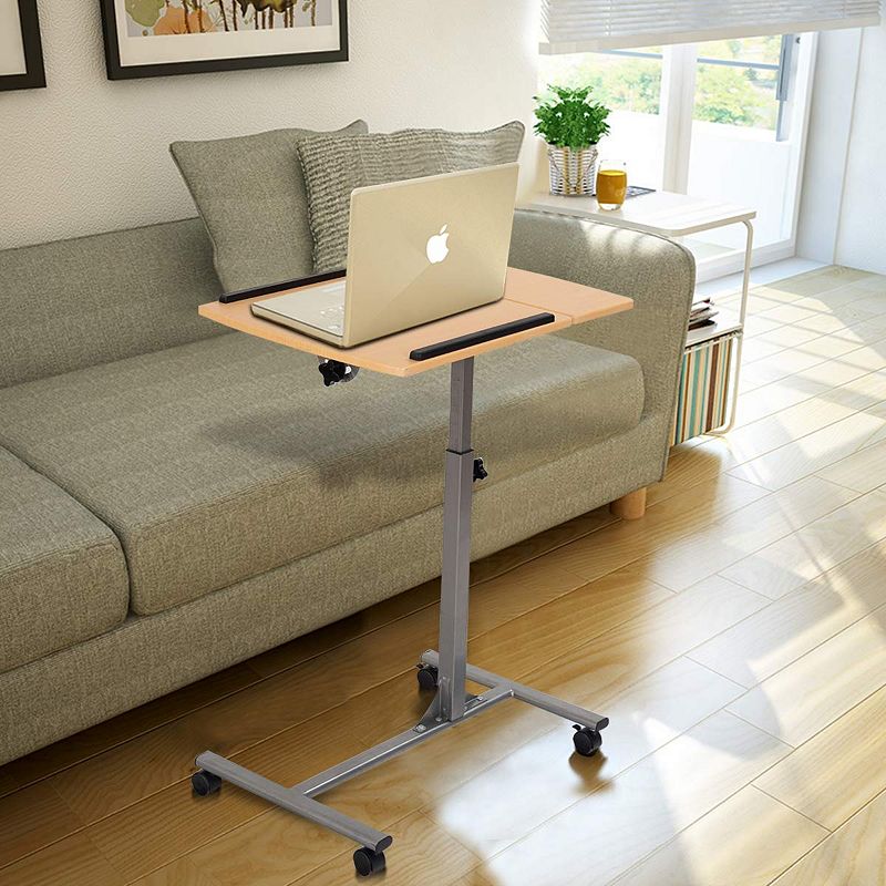 Adjustable Laptop Desk With Stand Holder And Wheels