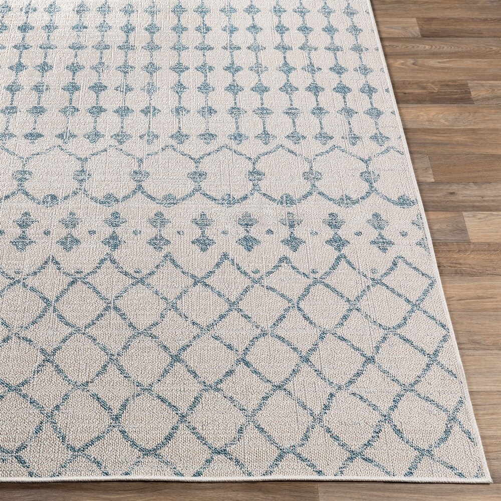 Grady Indoor / Outdoor Boho Geometric Area Rug