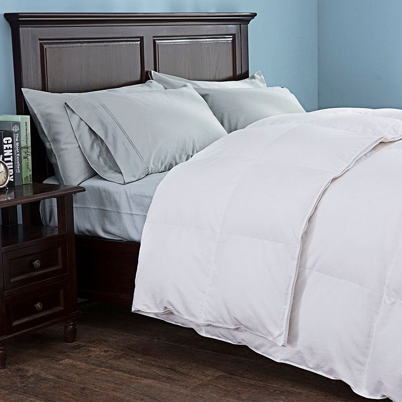 Dream On Heavyweight White Goose Down Comforter，