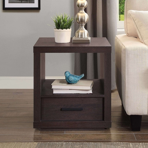 Steele End Table With Drawer