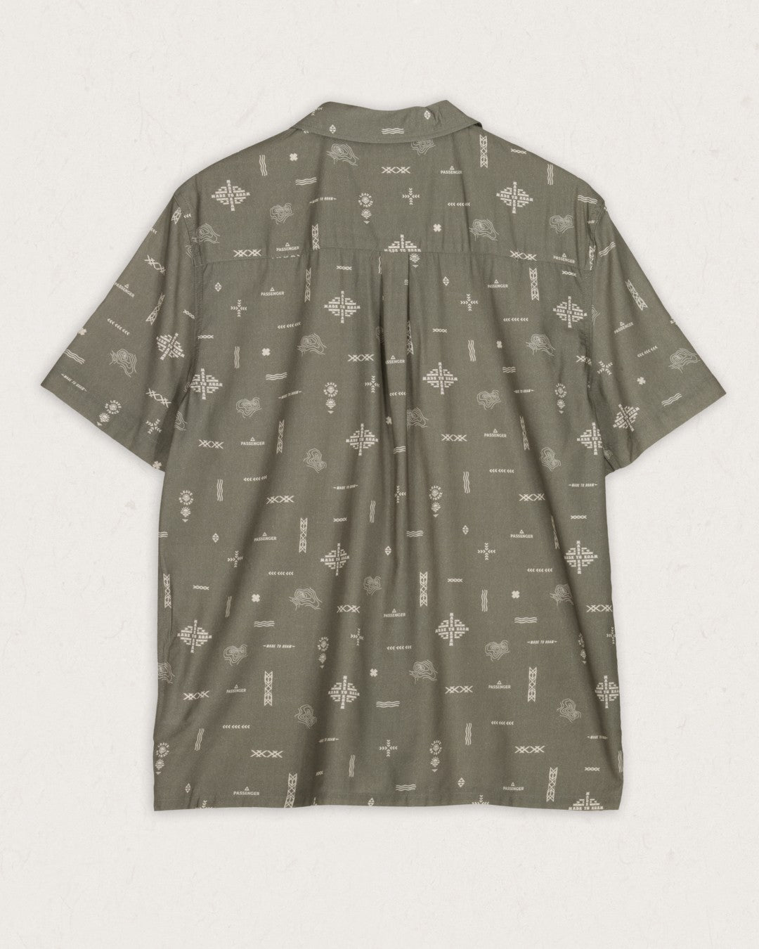 Cove Organic Cotton Short Sleeve Shirt - Olive Made To Roam