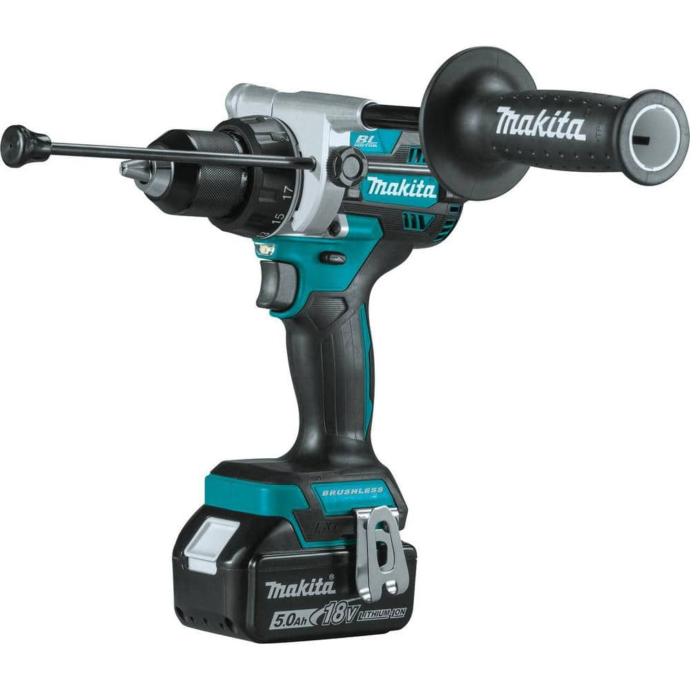 Makita 18V LXT Lithium-Ion Brushless Cordless Combo Kit 5.0 Ah (2-Piece) with bonus 18V LXT 6-1/2 in. Lightweight Circular Saw XT288T-XSS02Z