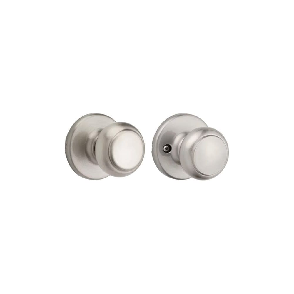 Satin Nickel Hall/Closet Cove Passage Door Knob