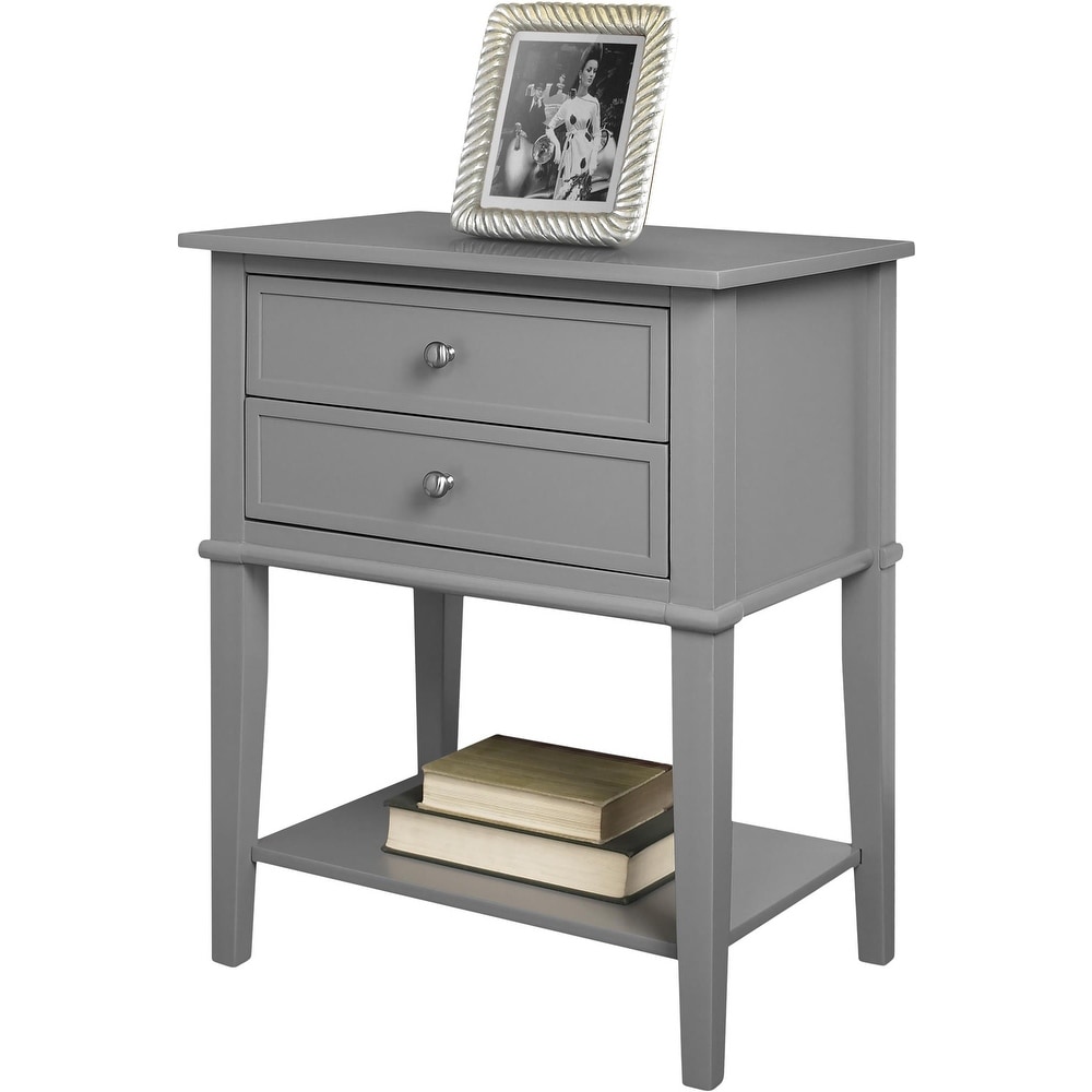 Copper Grove Kurdica 2 drawer Accent Table