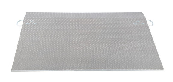 Vestil E 6048 aluminum econo dockplate 3/8 2.9k 60...