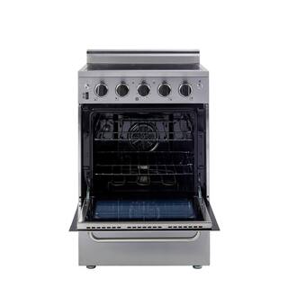 Unique Appliances Prestige 24 in. 2.3 cu. ft. Electric Range with Convection Oven in Stainless Steel UGP-24V EC SS