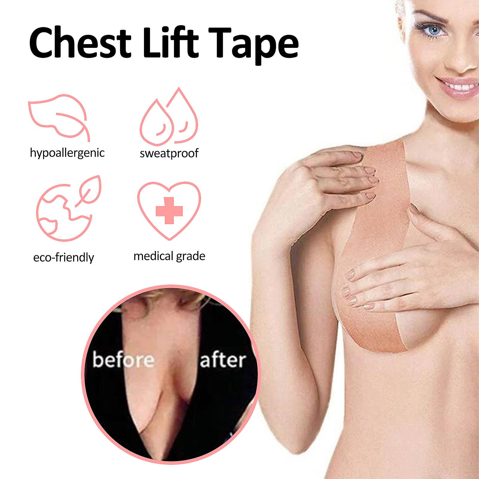 Invisible Chest Lift Stretch Cloth Tape Self-adhesive Breast Sticker Sports Anti-sag Invisible Breathable No Marks