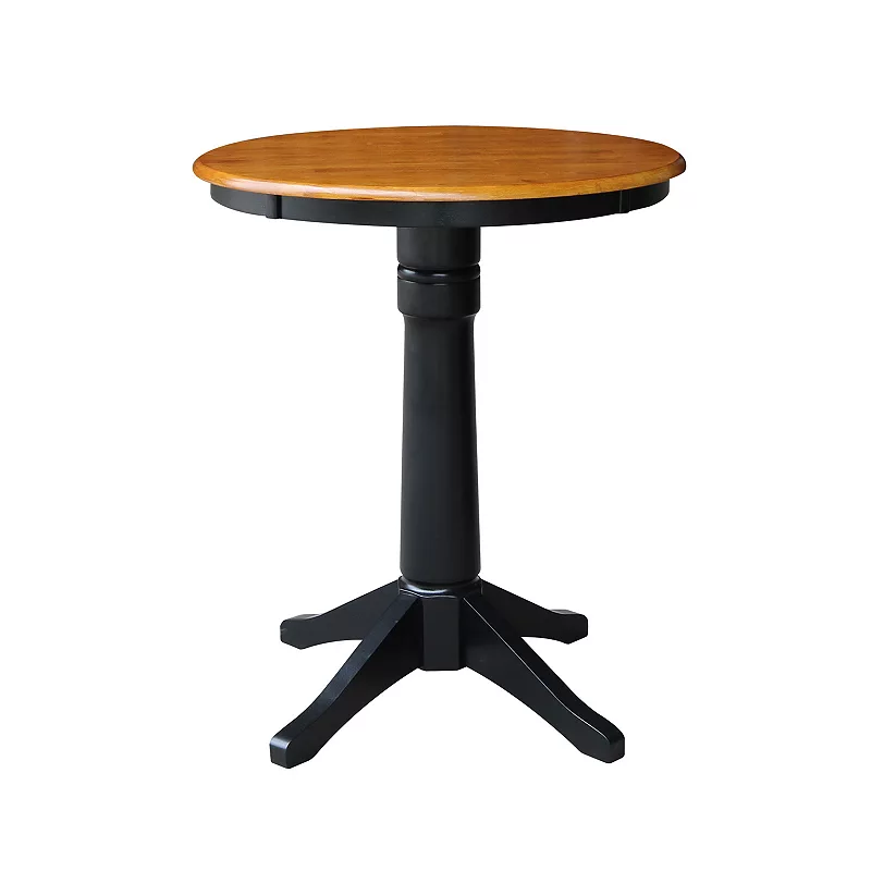 International Concepts Round Top Pedestal Table