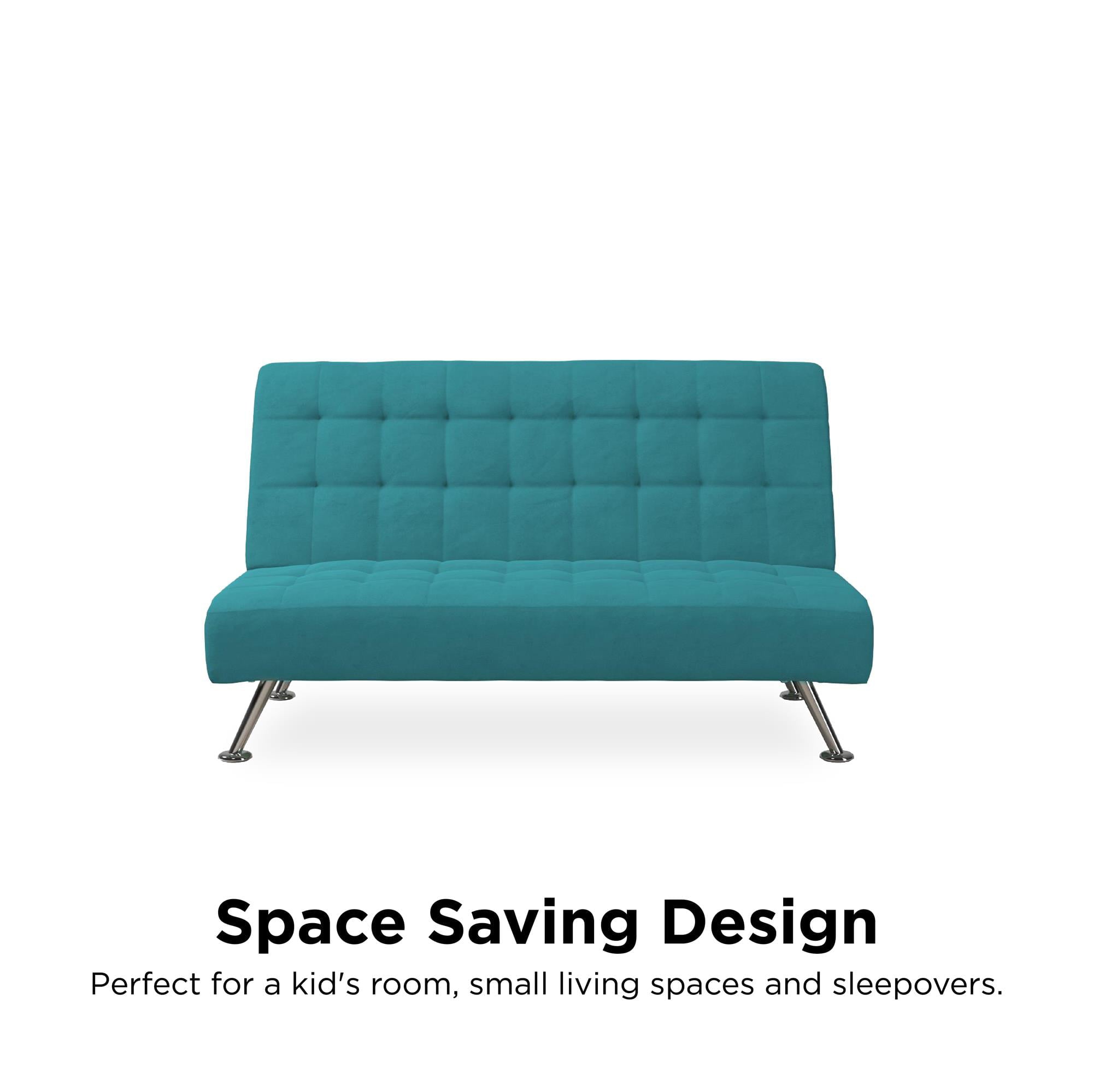 DHP Milo Kids Sofa Futon, Teal