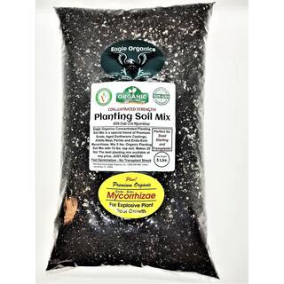 Organic Premium Planting mix. Concentrated Strength. 5 lbs. Makes 20 lbs. Nutrient Rich with Endo - Ecto Mycorrhizae EOPS5