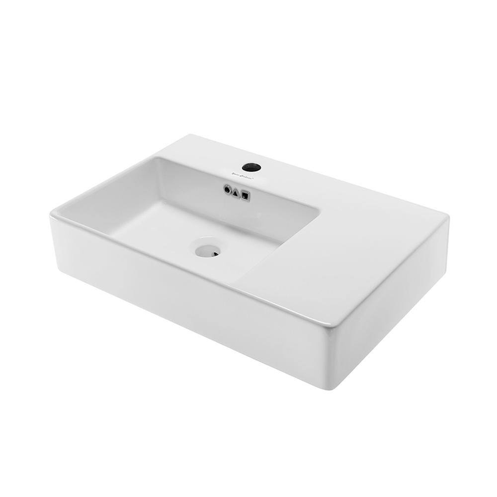 Swiss Madison St. Tropez Vessel Sink in Glossy White SM-WS322