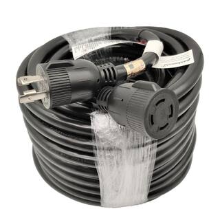 parkworld 50 ft. 104 125-Volt250-Volt 30 Amp 4-Prong NEMA L14-30 Generator Power Extension Cord (NEMA L14-30P to L14-30R) 692293