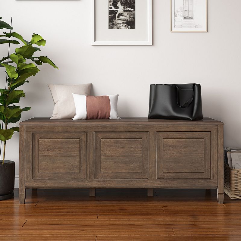 Simpli Home Connaught Large Storage Bench