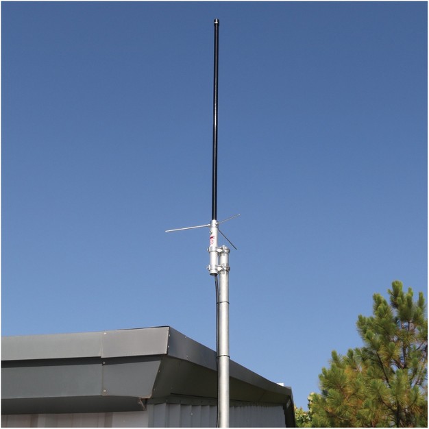 Tram Pre tuned 144mhz 148mhz Vhf 430mhz 460mhz Uhf Amateur Dual band Base Antenna black Fiberglass