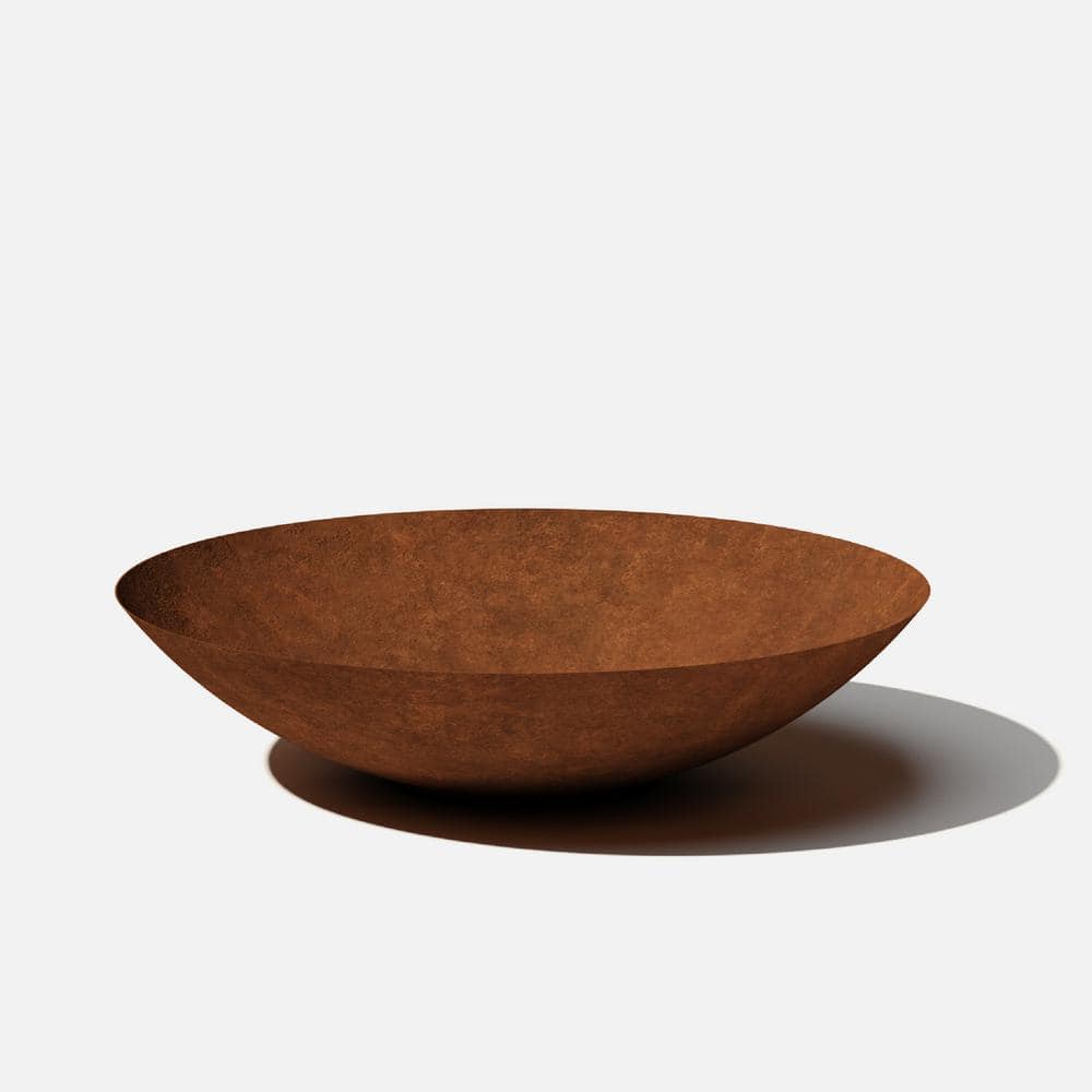 Veradek Rust Bowl 32 in. Corten Steel Metal Round Planter RBV32RS