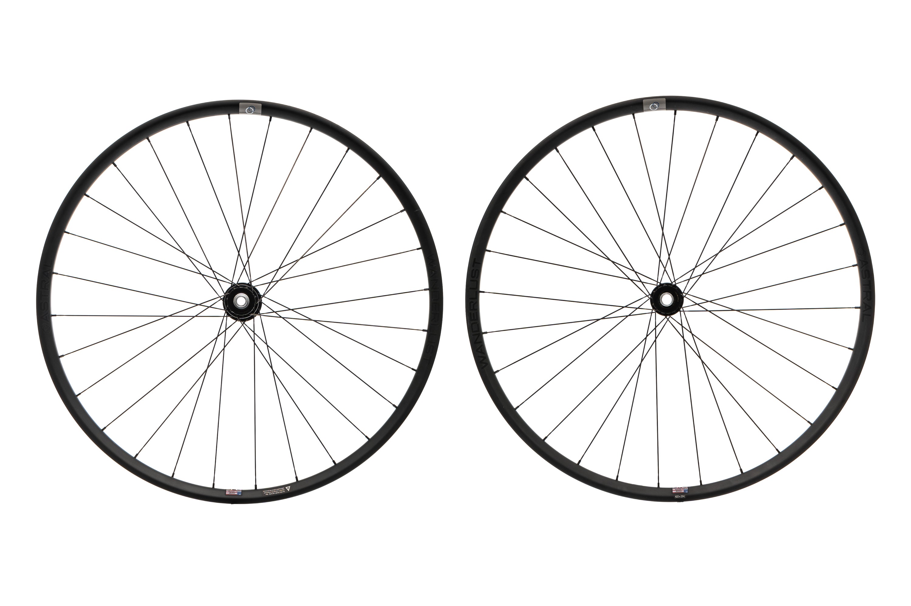 Astral Wanderlust Carbon Tubeless 700c Wheelset