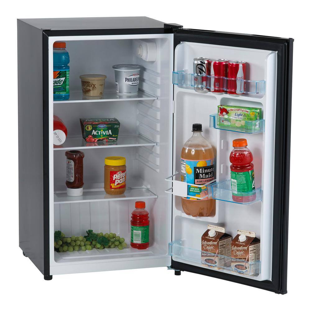 Avanti 19 in. 3.2 cu.ft. Mini Refrigerator in Black without Freezer AR321BB