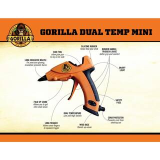 Gorilla Mini Dual-Temp Hot Glue Gun 8401501