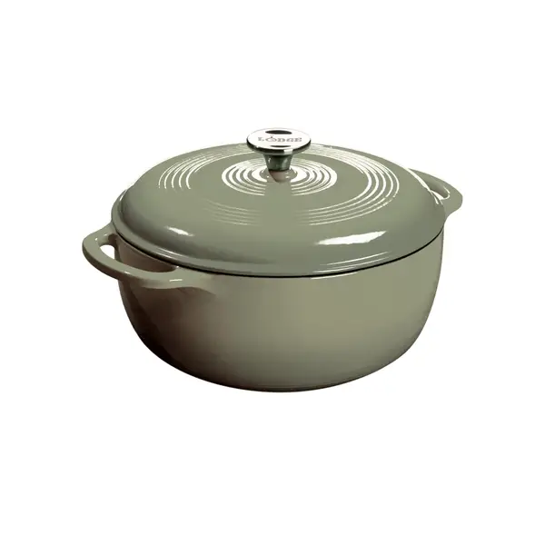 Lodge 6 Quart Enameled Cast Iron Dutch Oven