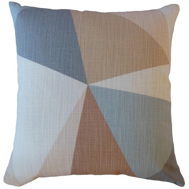 Colorblock Square Throw Pillow Khaki Pillow Collection