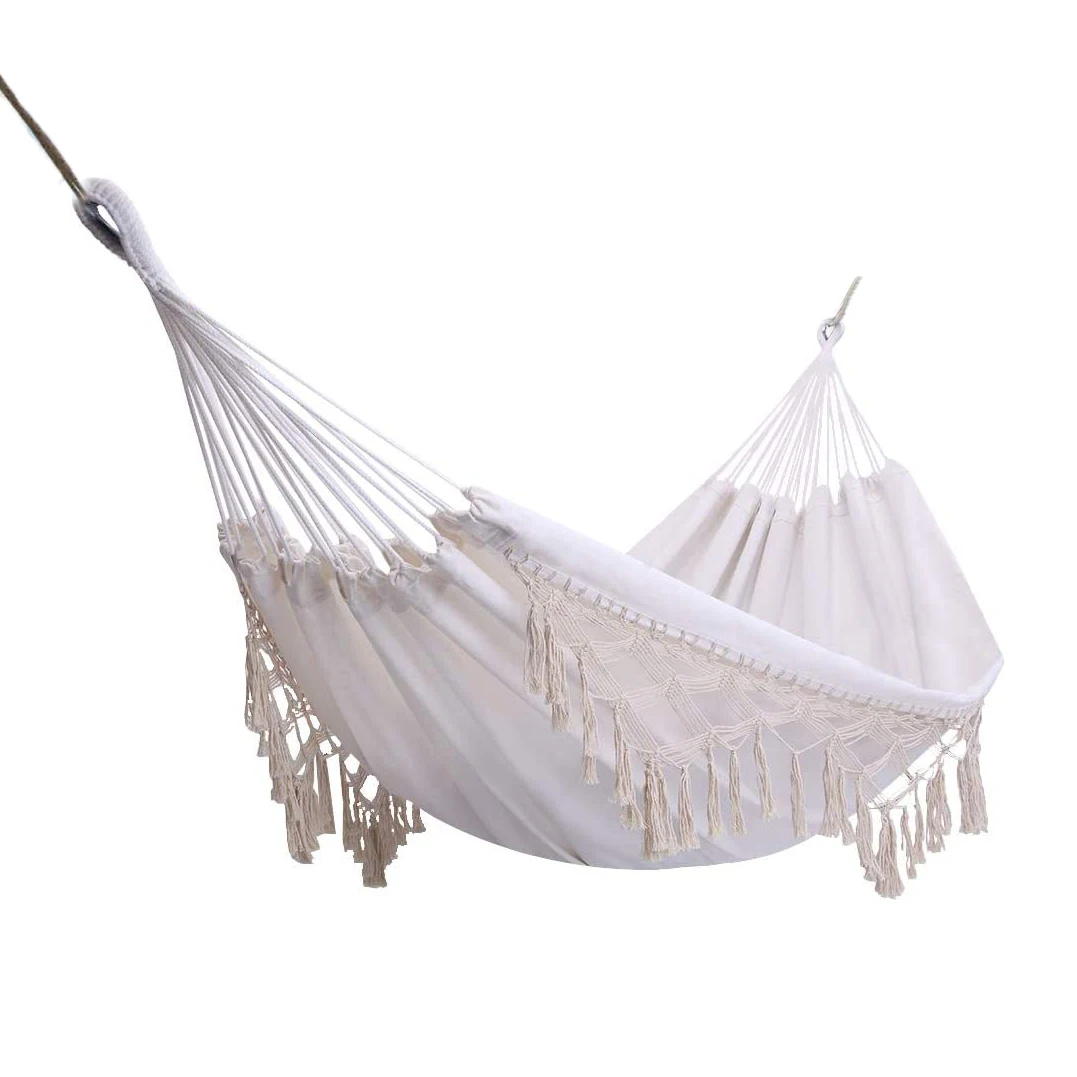 Best selling Bohemian style Leisure Fringed Double Hammock