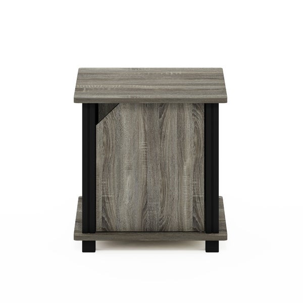 Furinno Brahms End Table with Storage