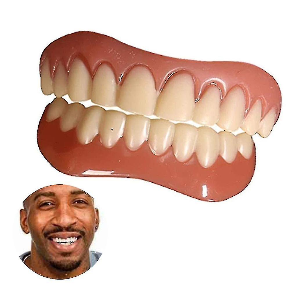 Artificial Teeth Dentures Temporary Quick Dental Prosthesis Top Perfect Smile Veneers， Repair Your T