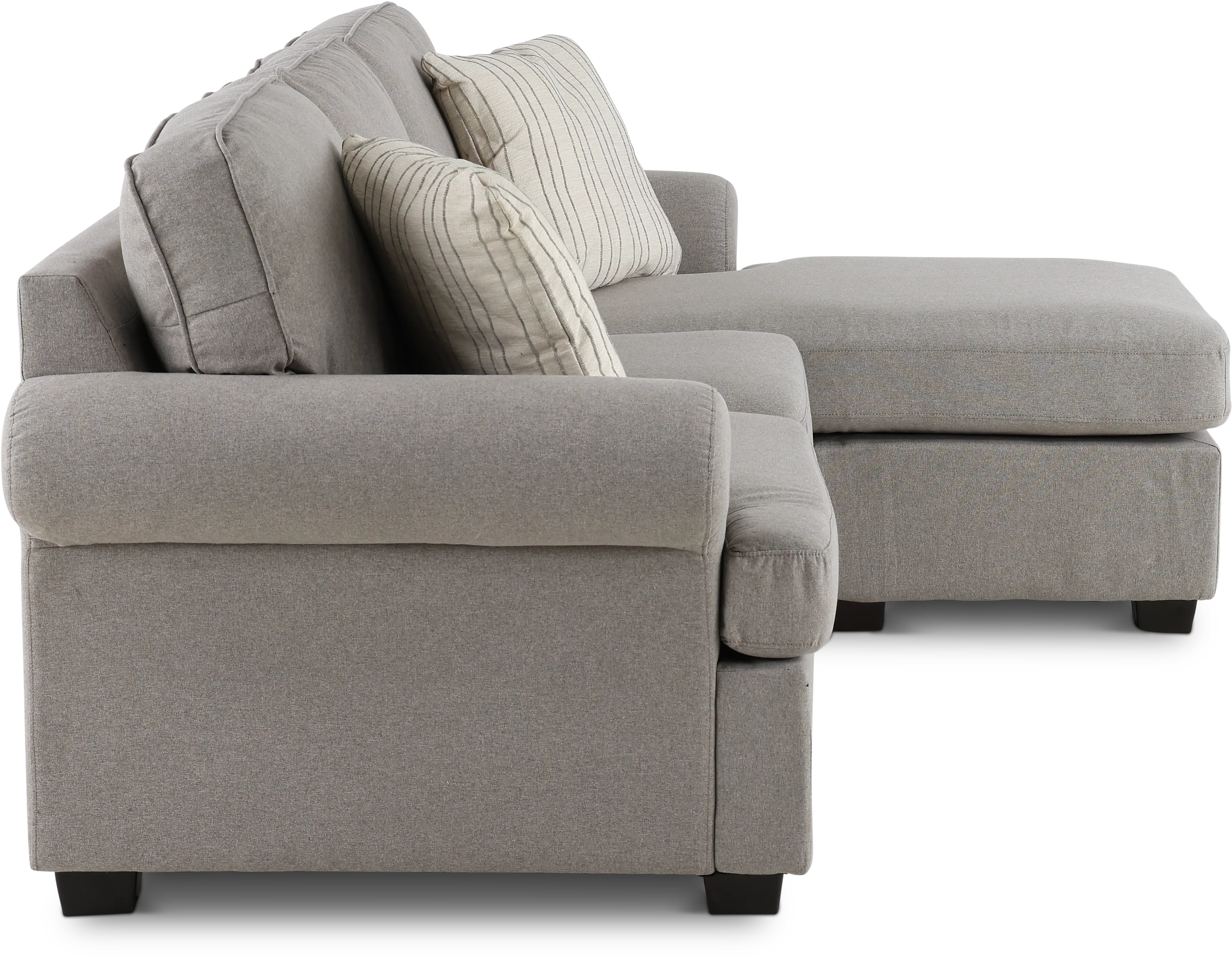 Tranquility Light Gray Queen Sofa Bed with Chaise