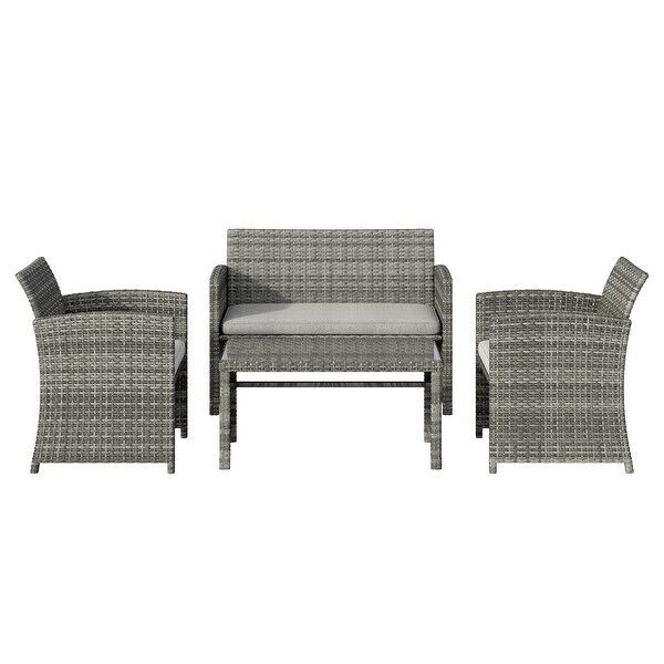 Corvus Alsace 4piece Outdoor Rattan Wicker Sofa Set